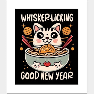 Whisker-Licking Good New Year Posters and Art